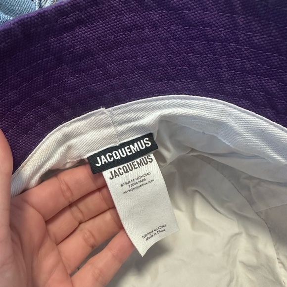 Jacquemus Purple Bucket Hat - Picture 3 of 3